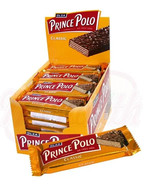 Bar à gaufres au chocolat "Prince Polo classic"