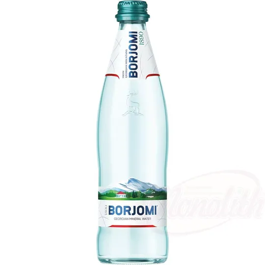 Borjomi Eau minérale naturelle – carbonatée, source géorgienne riche en minéraux