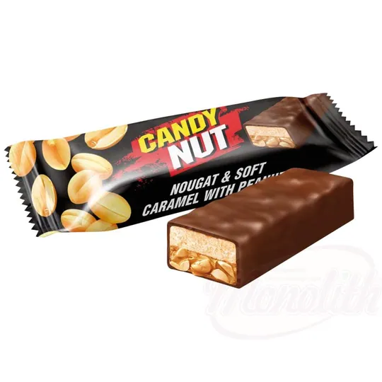 Candy Nut – Barre Nougat Caramel Cacahuètes