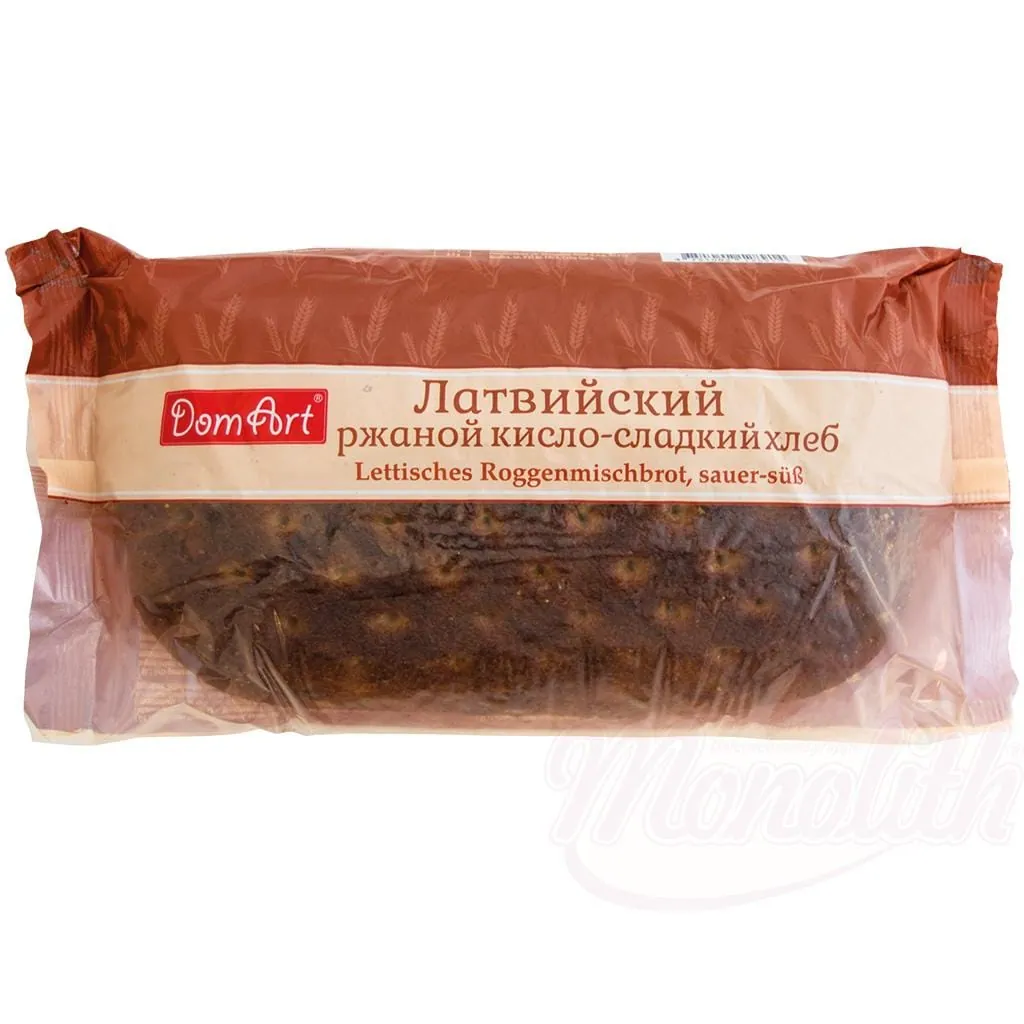 DomArt Pain de seigle et de froment letton – aigre-doux au carvi