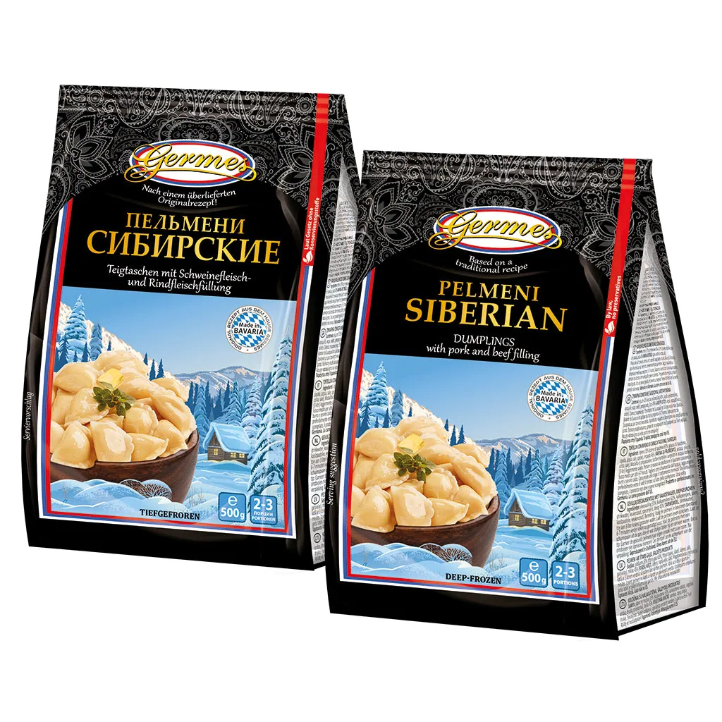 Germes Pelmeni sibériens – raviolis au porc et bœuf 500 g