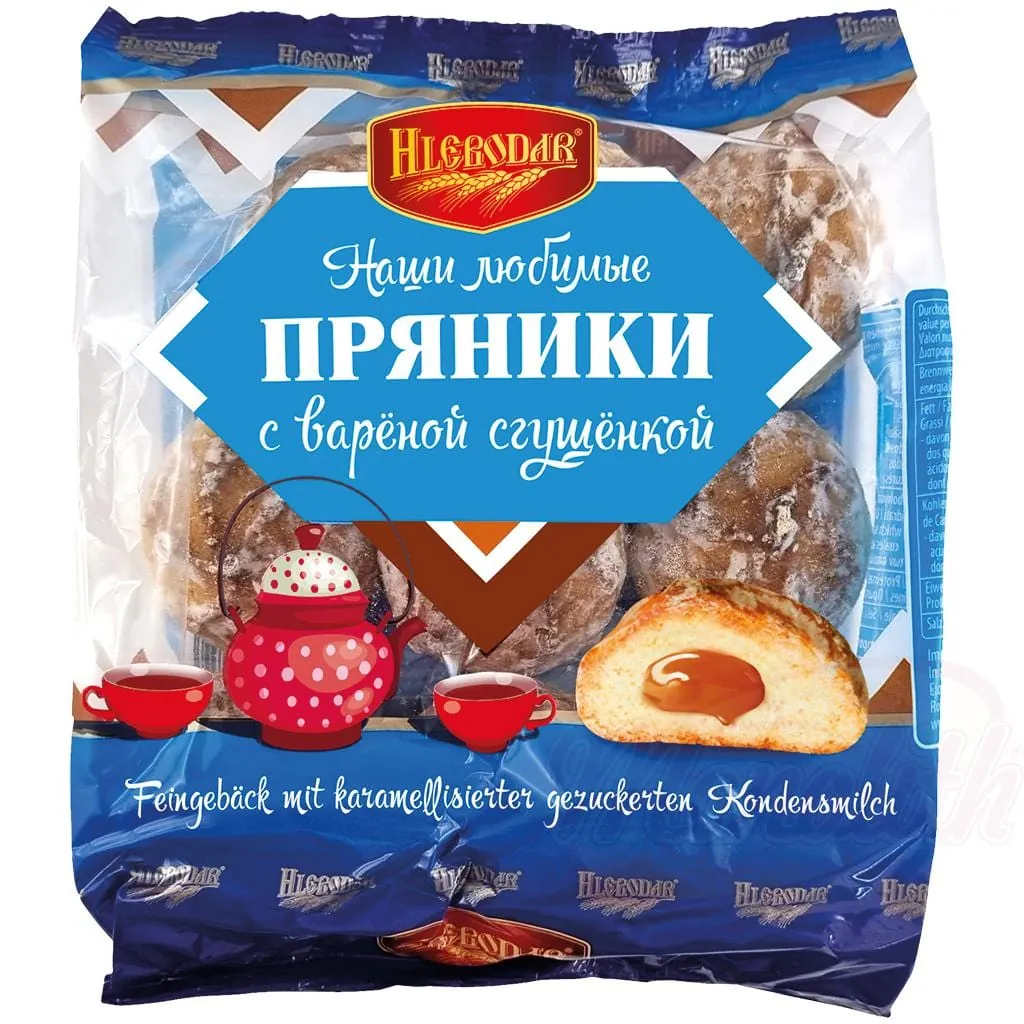 HLEBODAR Prjaniki – cœur au lait concentré sucré caramélisé