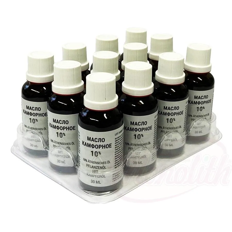 Huile de Camphre Classique - Solution aromatique pour usage cutané, 30 ml