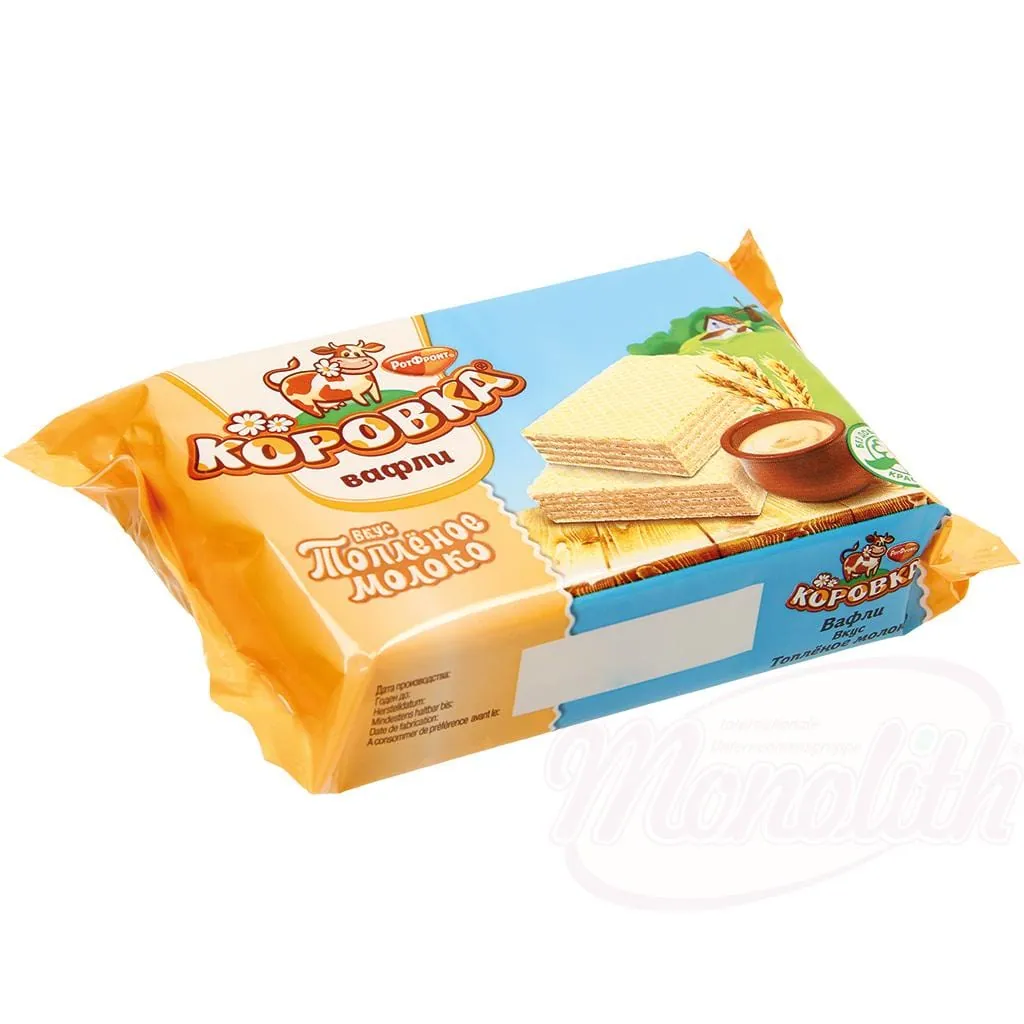 Korovka Gaufrettes fourrées – crème au goût de lait