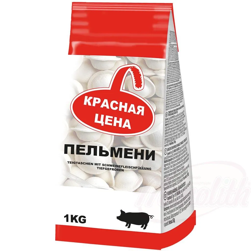 Krasnaya Zena Pelmeni - Chaussons farcis au porc, surgelés