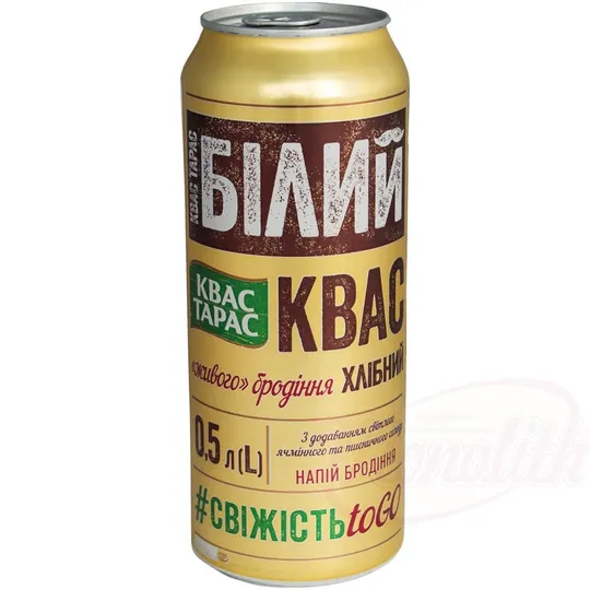 Kvas Taras Kvas blanc – à base de malt d’orge et de blé