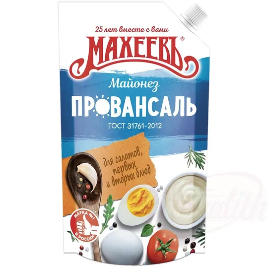 Macheev Mayonnaise "Provençale Blanche" – recette classique, édulcorée à la saccharine