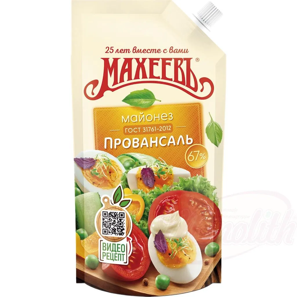 Macheev Mayonnaise "Provençale" – texture onctueuse, goût classique pour salades et sandwichs