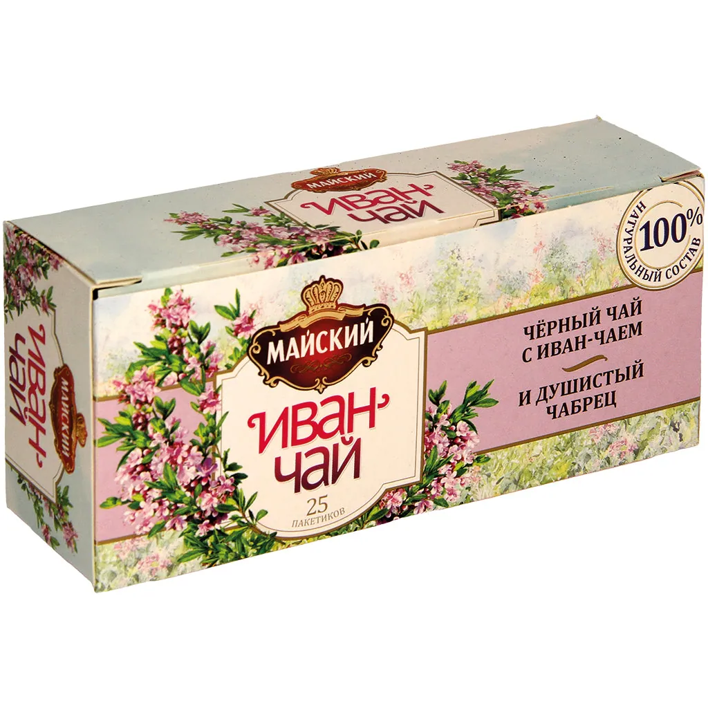 Majskij Thé noir à l’épilobe et au thym – mélange aromatique