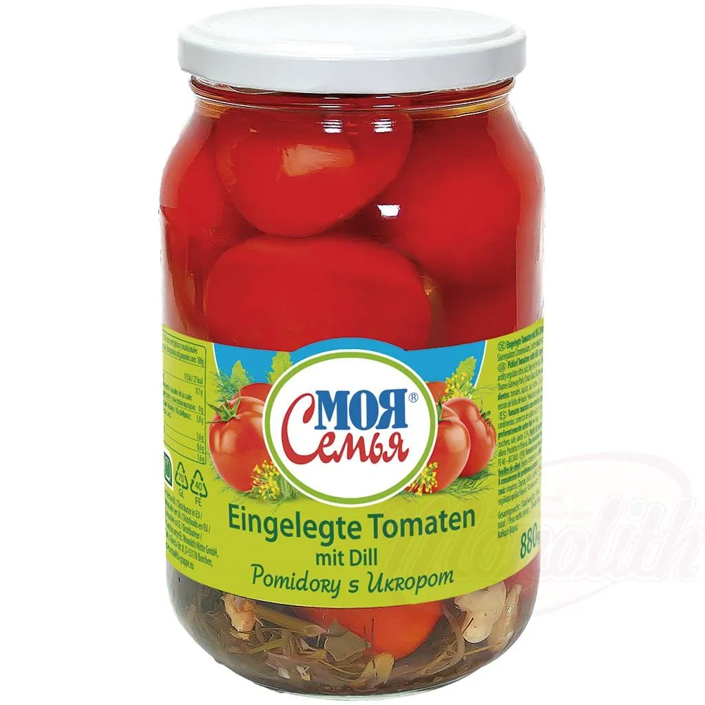 MOJA SEMJA Tomates marinées à l’aneth – bouquet frais, saveur nette