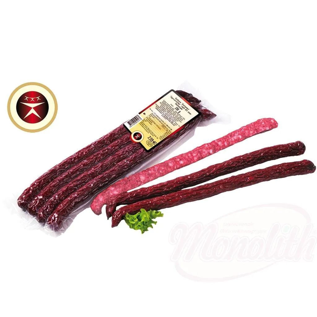 Riga Standard "Jägerwürstchen" – façon salami cuit, fumé