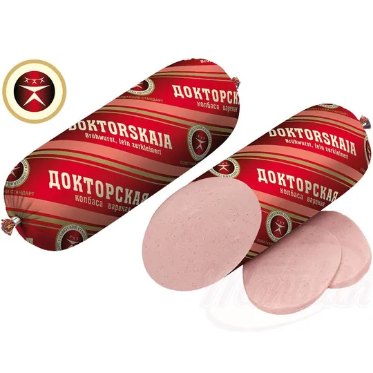 Riga Standard Saucisse "Doktorskaja" – hachage fin & texture tendre