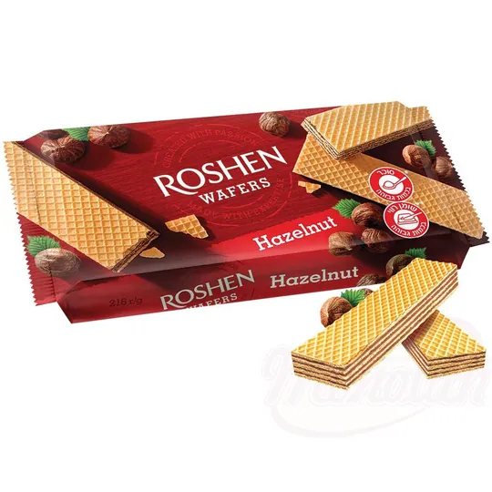 Roshen Gaufrettes fourrées – crème aux noisettes