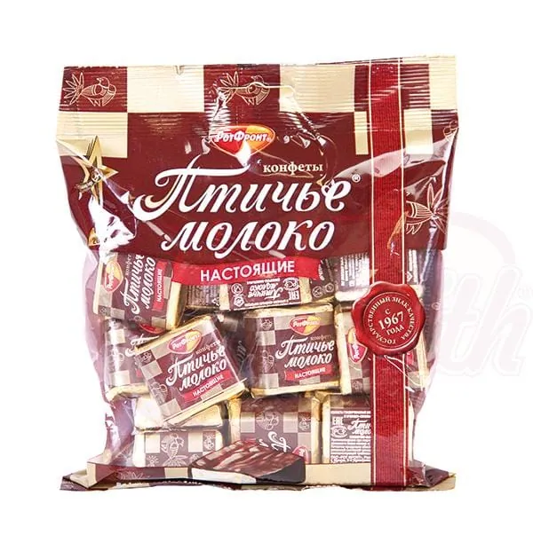 Rot Front — Lait d’oiseau avec guimauve, crème vanille et enrobage cacao