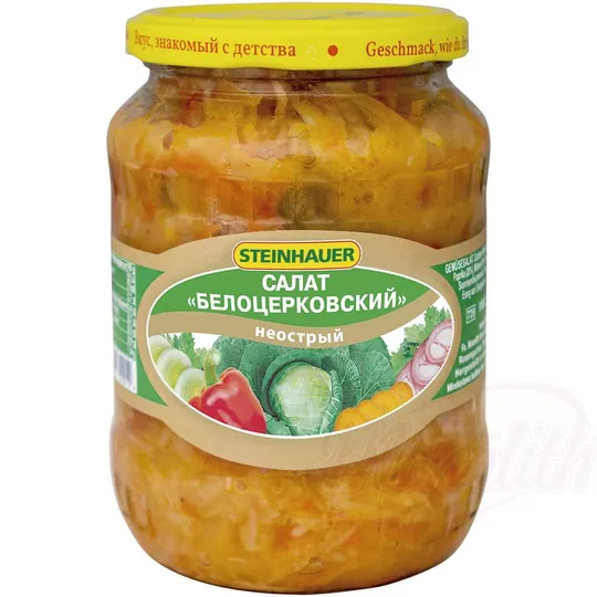 Salade de légumes "Belozerkowskij" douce