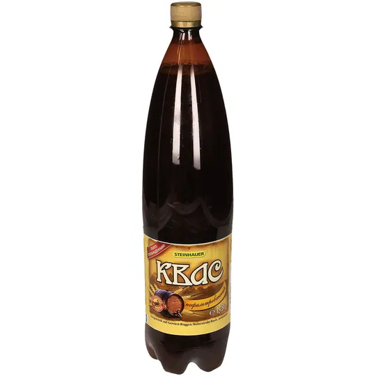 Steinhauer Kwas naturellement trouble – boisson fermentée pétillante au malt d’orge et de seigle 1,5 L