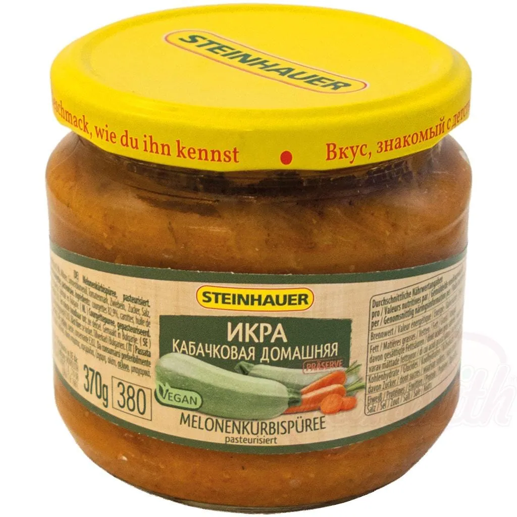 Steinhauer Purée de courgettes "Domaschnaja" – recette maison pasteurisée