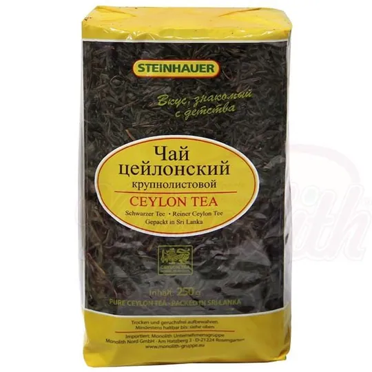 Steinhauer Thé noir de Ceylan – vif, ambré & aromatique