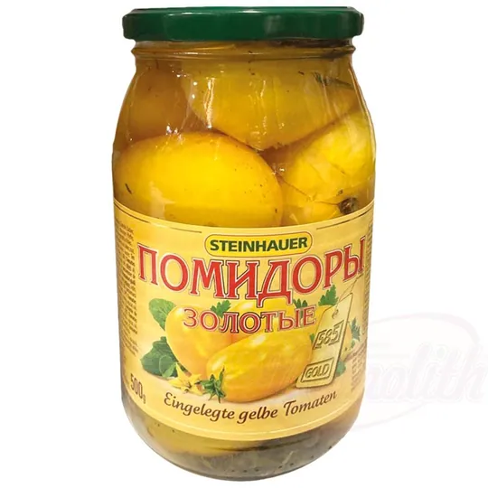 Steinhauer Tomates jaunes marinées – recette classique à l’aneth et laurier