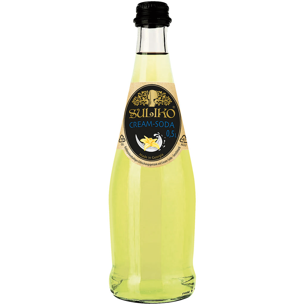 SULIKO Cream-Soda – boisson gazeuse douce et vanillée 0,5 L