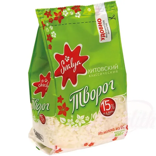 Svalya Fromage frais en grains – 15 % MG, grains fondants