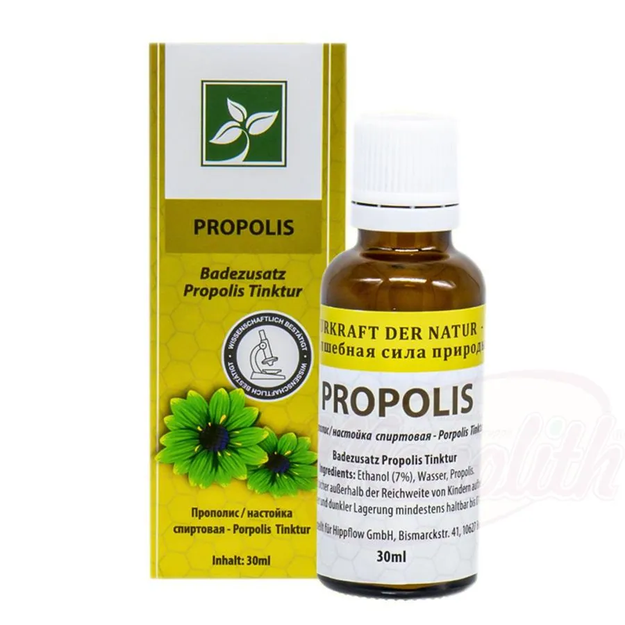 Teinture Propolis - Extrait hydroalcoolique de propolis, 30 ml