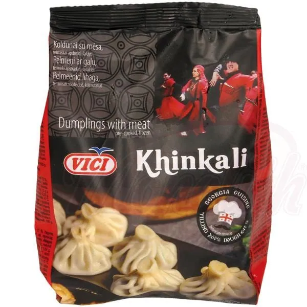 Vici Khinkali – chaussons farcis à la viande, précuits surgelés