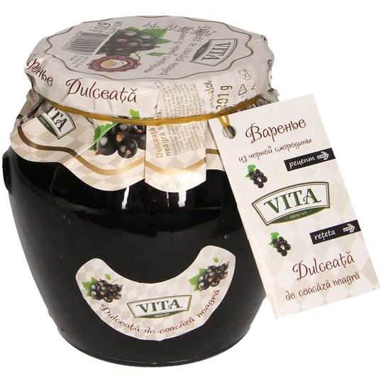 VITA Pâte aux cassis non gélifiée – fruit intense, texture souple 670 g