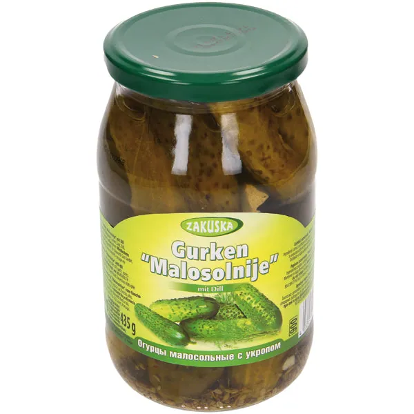 Zakuska Concombres marinés Malosolnije – à l’aneth, notes d’ail et d’épices 850 g