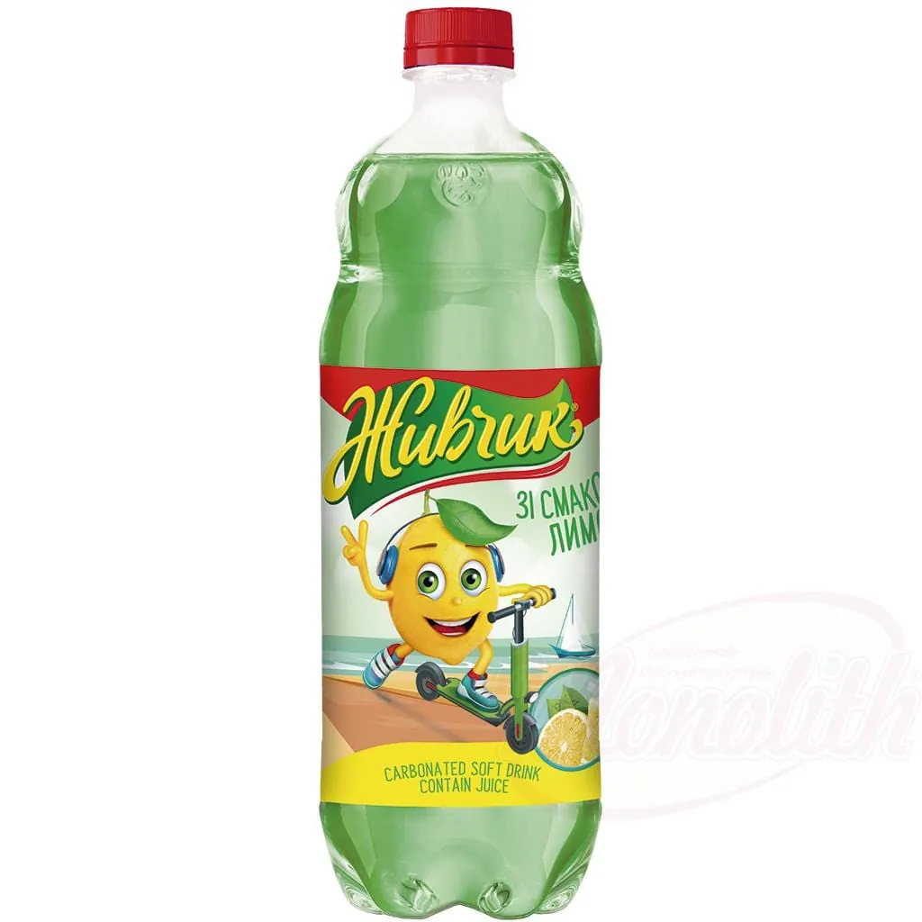 ZHIVCHIK Boisson rafraîchissante gazeuse au citron – pétillance citronnée, goût vif