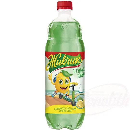 ZHIVCHIK Boisson rafraîchissante gazeuse au citron – pétillance citronnée, goût vif