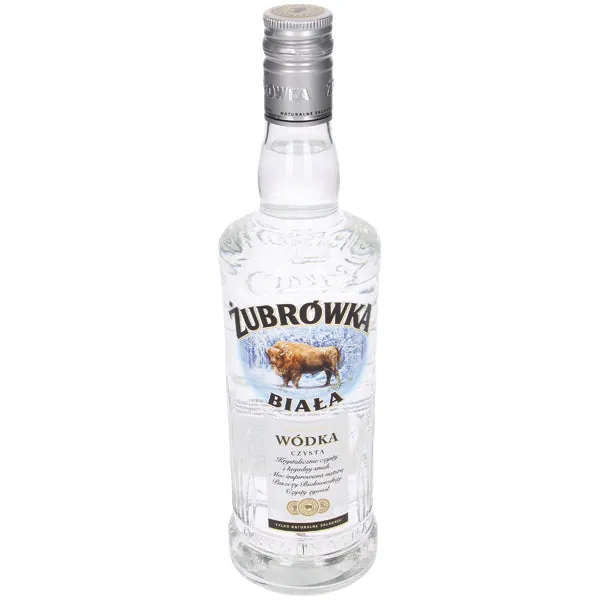 Zubrówka Biała Vodka 40% – vodka blanche polonaise, pure et précise